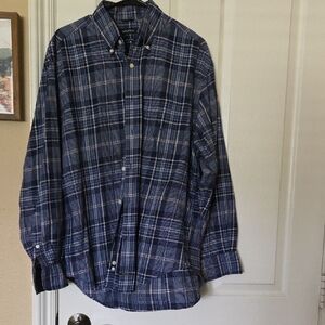 Nautica Classic Fit Long-sleeve Plaid Button-down Shirt